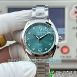 VS+ Factory Swiss Replica Omega Seamaster 150M Turquoise Diamond Dial Ladies Watch 